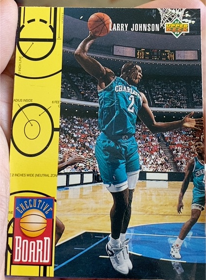 1993-94 Upper Deck #435 Larry Johnson — front