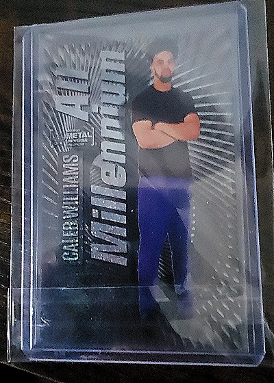 2023 Skybox Metal Universe Champions All Millennium Caleb Williams — front