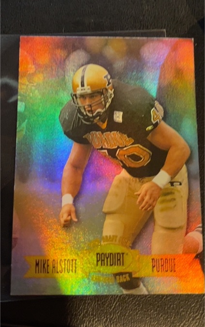 1996 Press Pass Paydirt #58 Mike Alstott — front