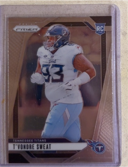 2024 Panini Prizm #394 T'Vondre Sweat — front