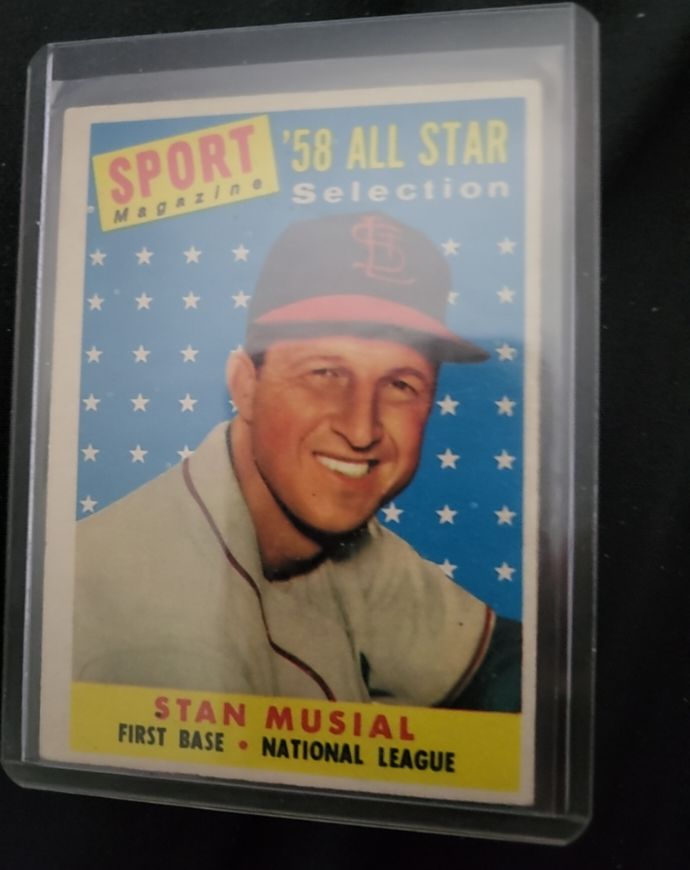 1958 Topps #476 Stan Musial — front