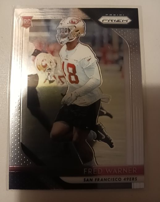 2018 Panini Prizm #Fred Warner Rookie Card — front
