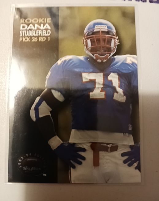 1993 SkyBox Premium #170 Dana Stubblefield — front