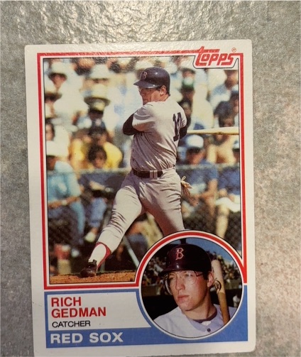 1983 Topps #602 Rich Gedman — front