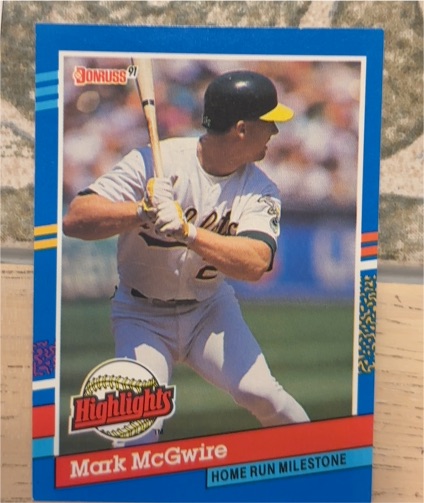 1991 Donruss Highlights #BC-9 Mark McGwire — front