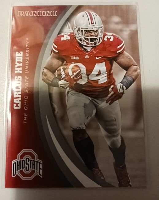 2015 Panini Ohio State Buckeyes #13 Carlos Hyde — front