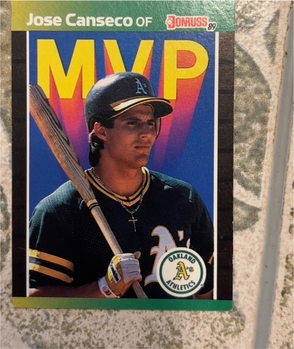 1989 Donruss #BC-5 Jose Canseco MVP — front