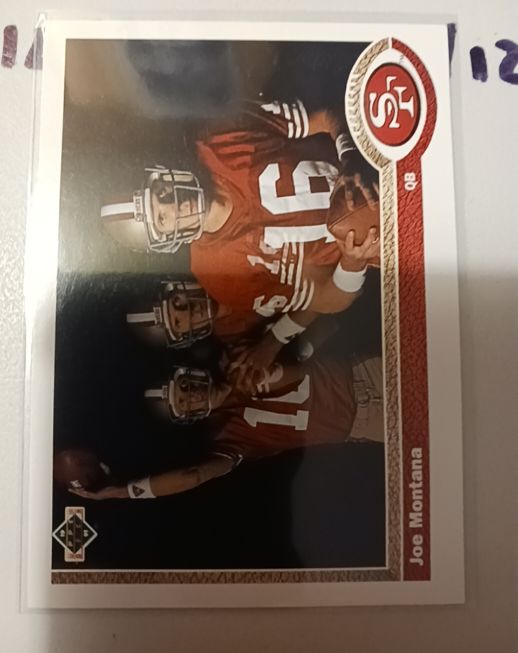 1991 Upper Deck #54 Joe Montana — front