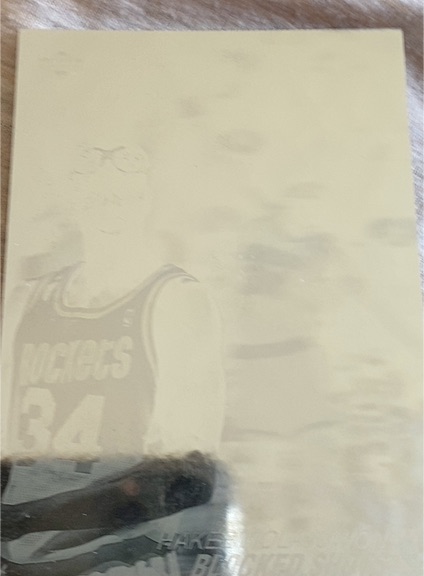 1991-92 Upper Deck #AW8 Hakeem Olajuwon Award Winner Holograms — front