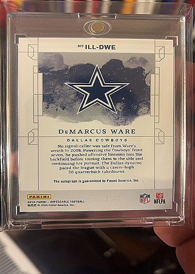 2024 Panini Impeccable Football #ILL-DWE DeMarcus Ware — front