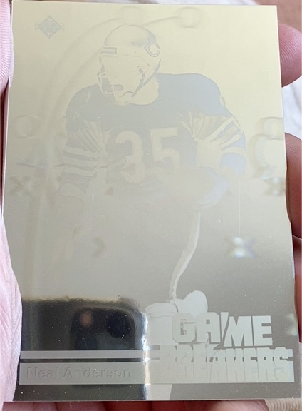 1991 Upper Deck Game Breakers #GB6 Neal Anderson — front