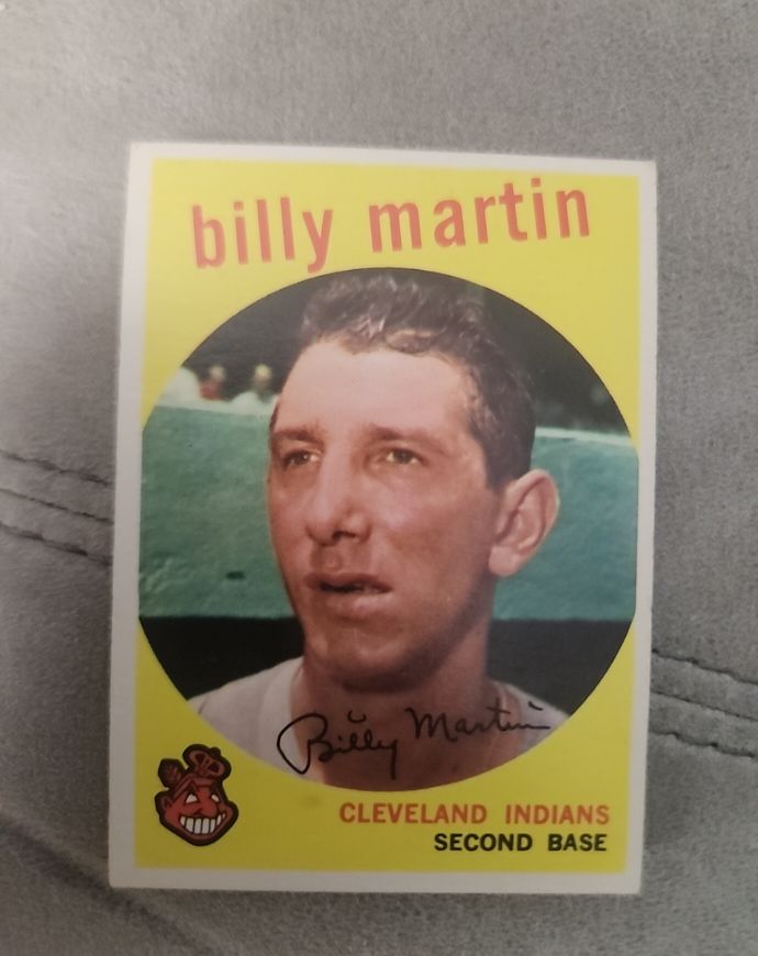 1959 Topps #295 Billy Martin — front