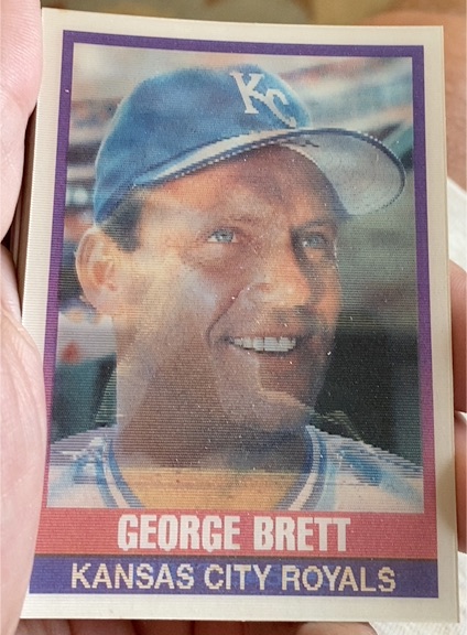 1987 Sportflics #5 George Brett — front