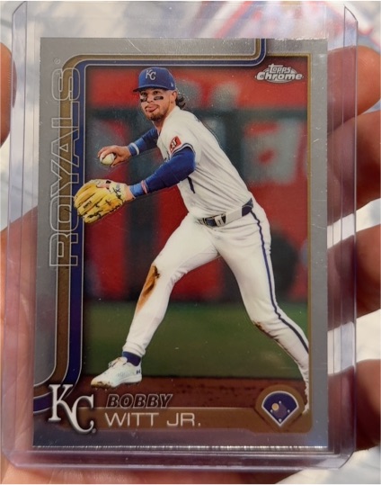 2025 Topps Chrome #93 Bobby Witt Jr. — front