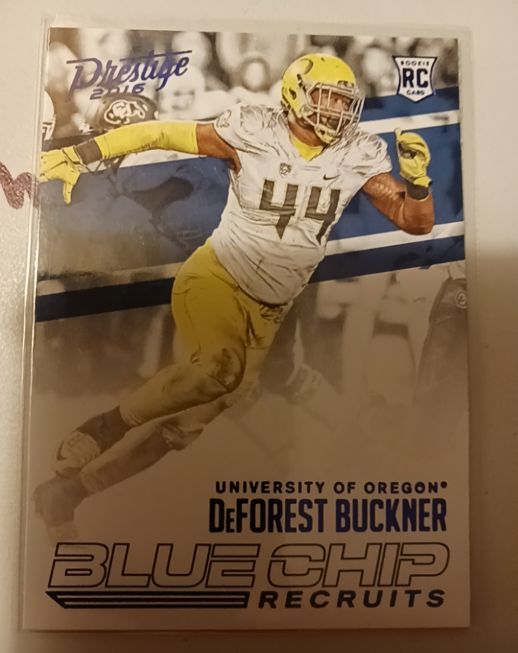 2016 Panini Prestige #6 DeForest Buckner Blue Chip Recruits — front