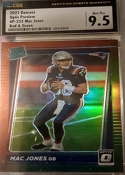 2021 Donruss Optic Preview #P-255 Mac Jones — front