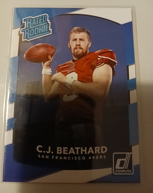 2017 Donruss Rated Rookie C.J. Beathard — front