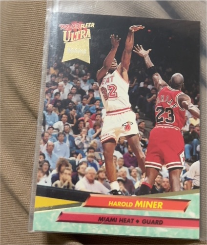 1992-93 Fleer Ultra #293 Harold Miner — front