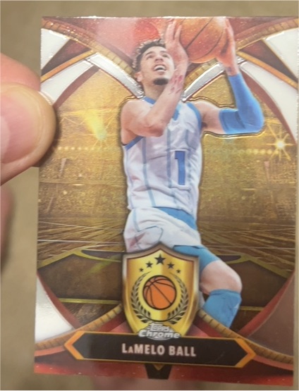 2024-25 Topps Chrome Ball of Duty #BOD-11 LaMelo Ball — front