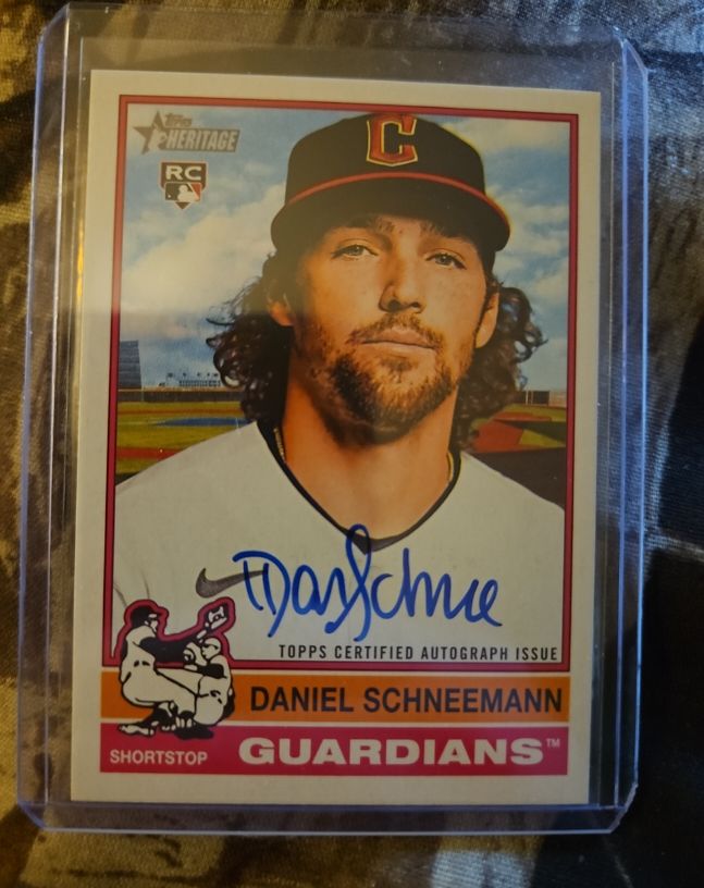 2025 Topps Heritage Real One Autographs #ROA-DS Daniel Schneemann — front