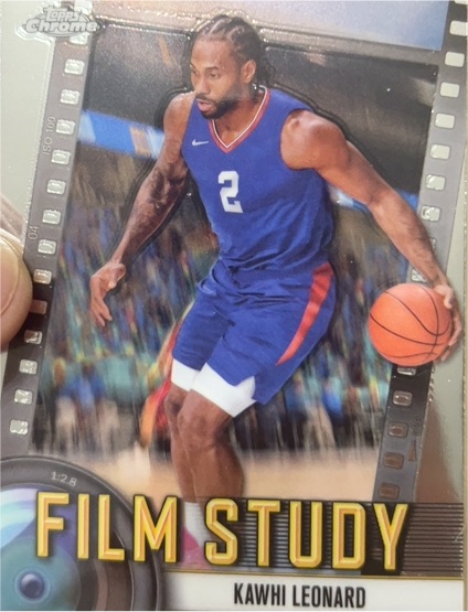 2024-25 Topps Chrome #FS-15 Kawhi Leonard Film Study — front