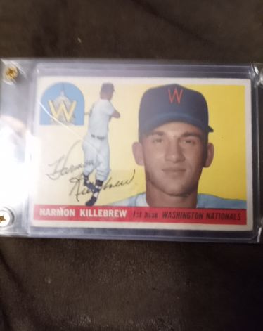 1955 Topps #124 Harmon Killebrew — front