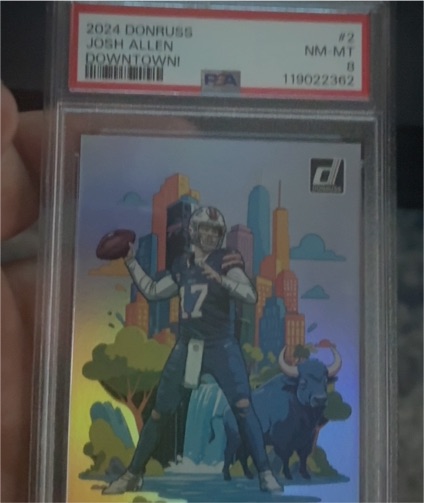 2024 Panini Donruss Downtown #2 Josh Allen — front
