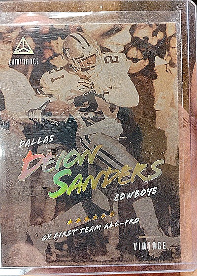 2018 Panini Luminance Vintage #13 Deion Sanders — front