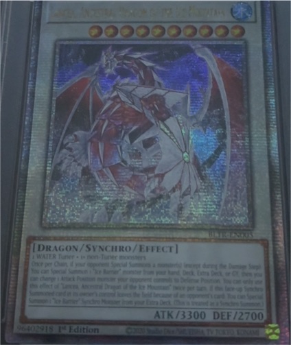 2023 Yu-Gi-Oh! BLTR-EN005 Lancea, Ancestral Dragon of the Ice Mountain — front