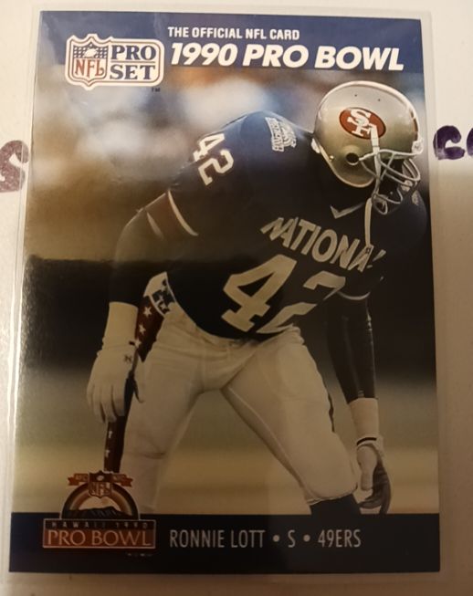 1990 Pro Set #400 Ronnie Lott — front