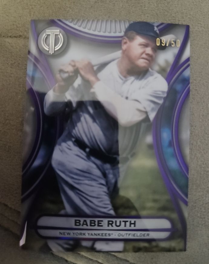 2025 Topps Tribute #09/50 Babe Ruth — front