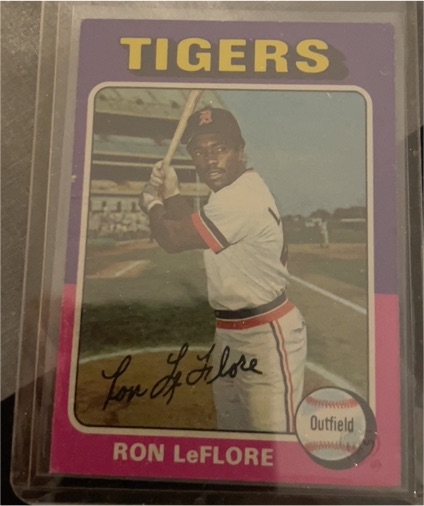 1975 Topps #628 Ron LeFlore — front