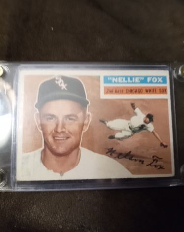 1956 Topps #118 Nellie Fox — front
