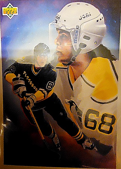 1992-93 Upper Deck #16 Jaromir Jagr Pittsburgh Penguins — front