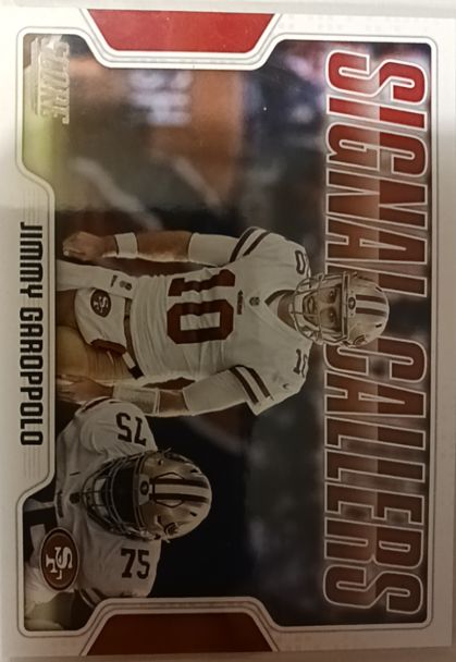 2018 Score #26 Jimmy Garoppolo Signal Callers — front