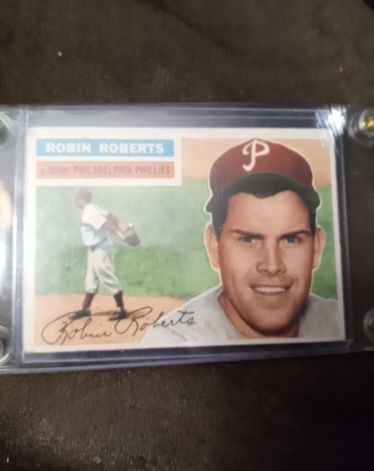 1956 Topps #180 Robin Roberts — front