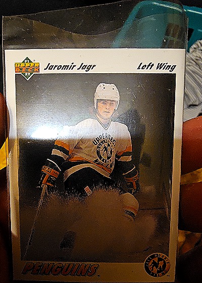 1991-92 Upper Deck #42 Jaromir Jagr — front