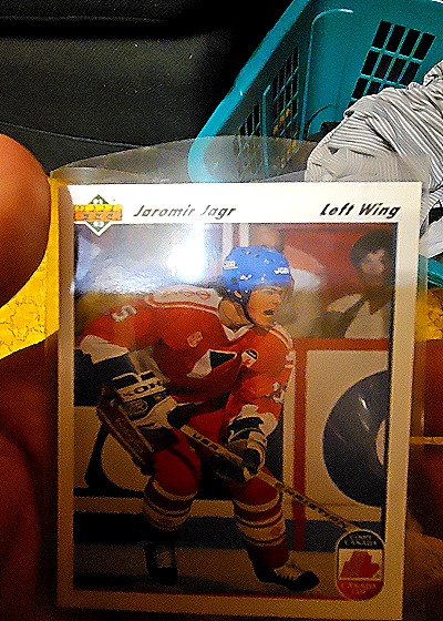 1991-92 Upper Deck #20 Jaromir Jagr — front