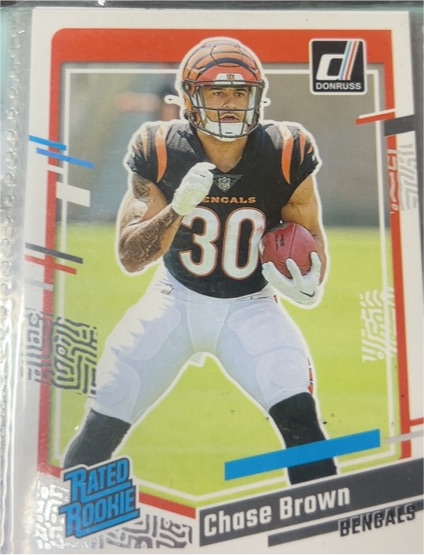 2023 Donruss #318 Chase Brown — front