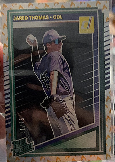 2025 Donruss #147 Jared Thomas — front