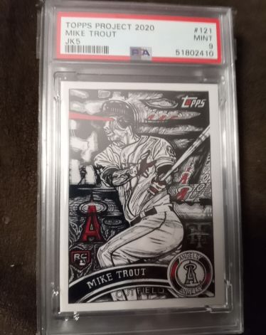 2020 Topps Project 2020 #121 Mike Trout JK5 — front