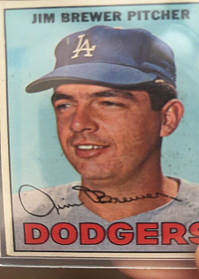 1967 Topps #31 Jim Brewer — front