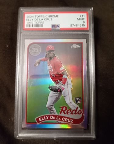 2024 Topps Chrome - 1989 Topps Baseball #89CB-11 Elly De La Cruz — front