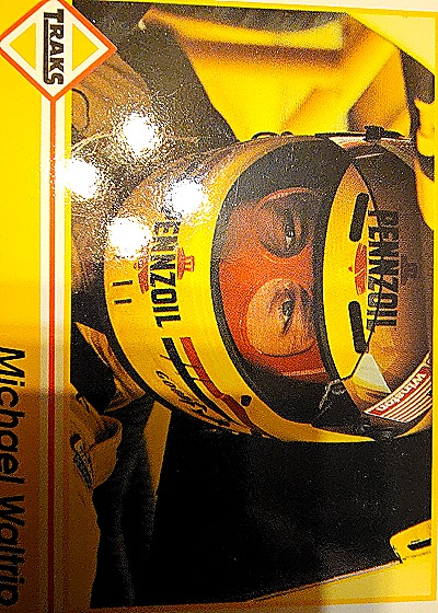 1992 Traks # Michael Waltrip — front