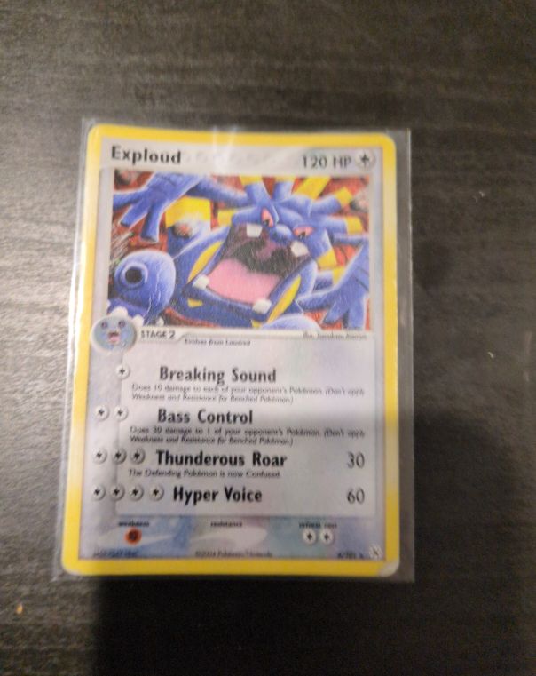 2004 Pokemon EX Hidden Legends #6/101 Exploud — front