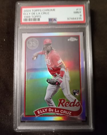 2024 Topps Chrome - 1989 Topps Baseball #89CB-11 Elly De La Cruz — front