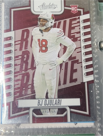 2023 Panini Absolute #167 BJ Ojulari RC Arizona Cardinals — front