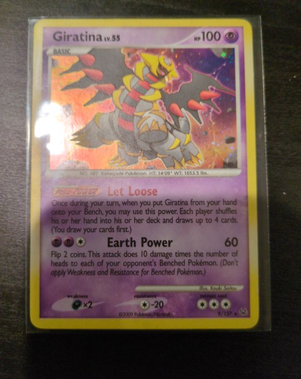 2009 Pokémon Platinum #9 Giratina — front