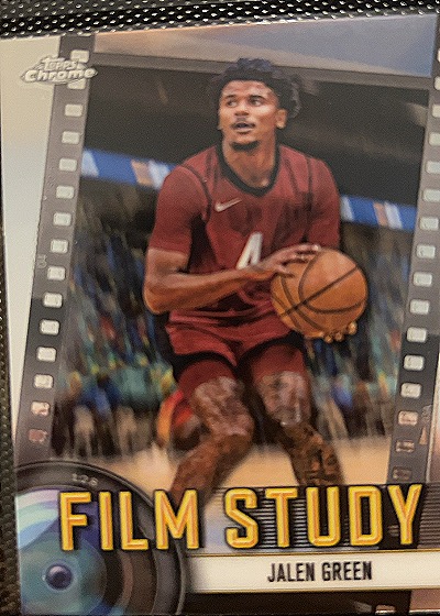 2024-25 Topps Chrome #FS-19 Jalen Green Film Study — front
