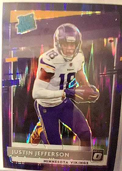 2021 Donruss Optic #18 Justin Jefferson — front